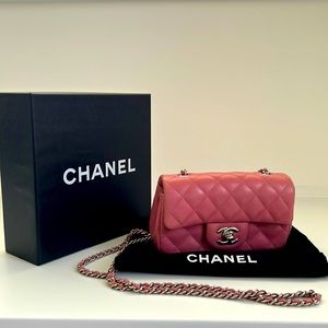 Chanel classic mini rectangular quilted flap bag